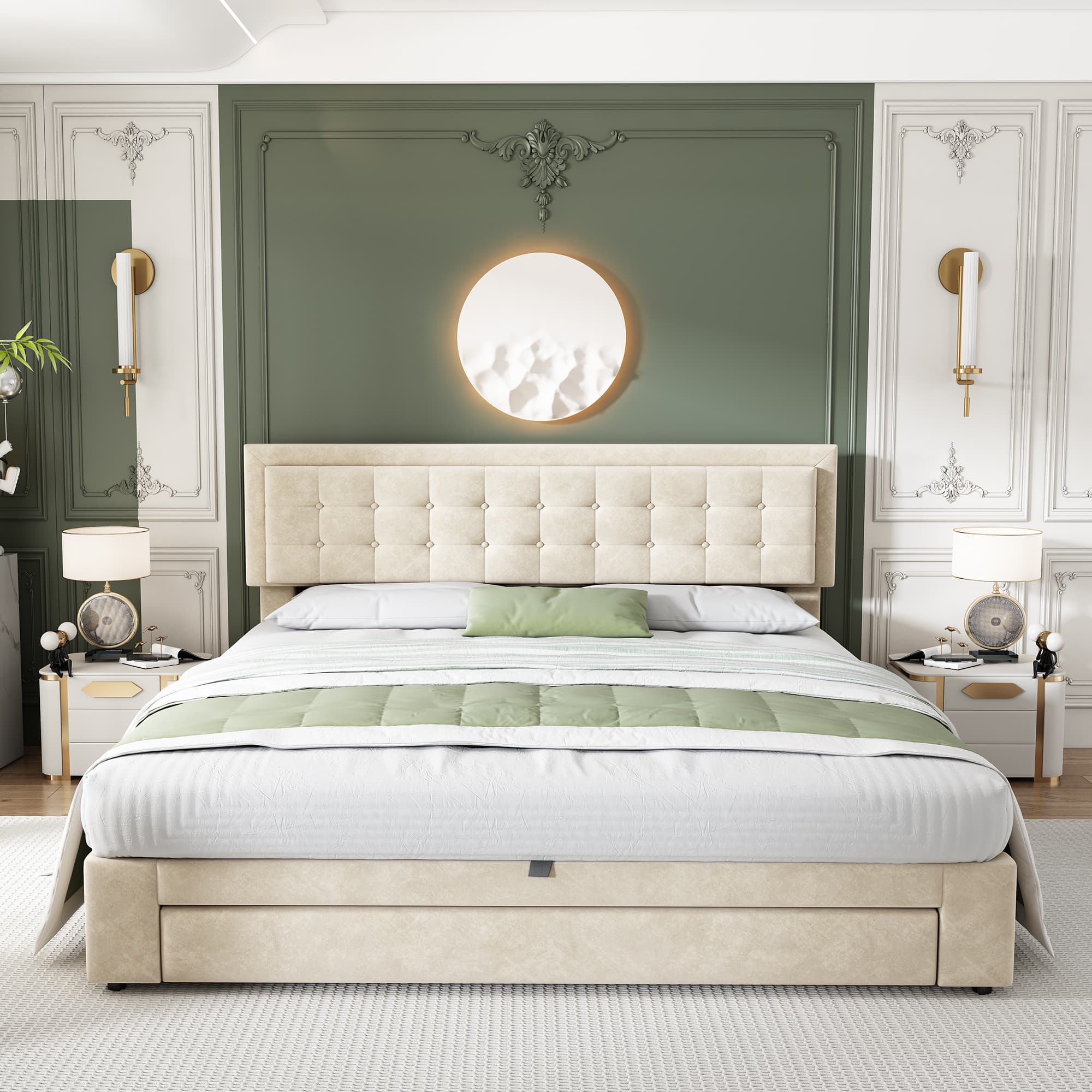 Super King Bed with Huge Hidden Storage - image 1