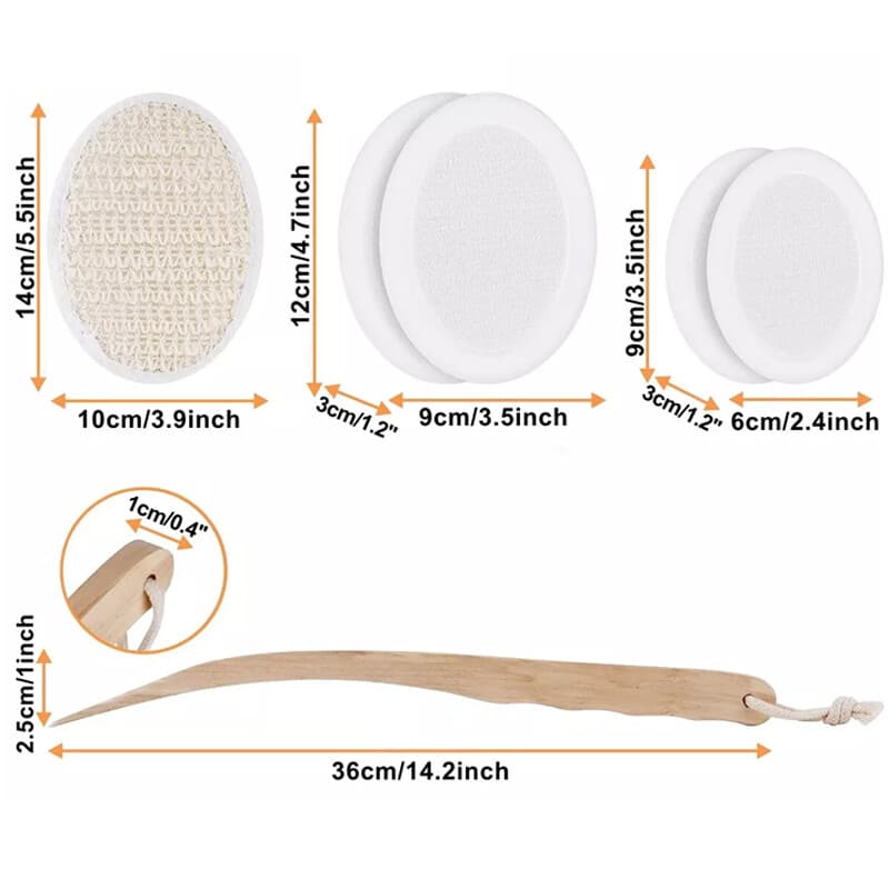 7 Piece Back Lotion Applicator for Easy Body Care - image 9