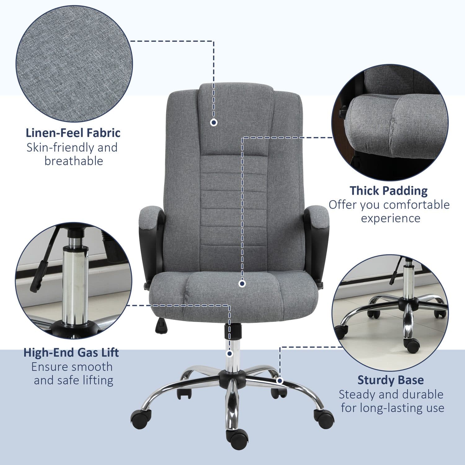 Vinsetto Ergonomic Chair - image 1