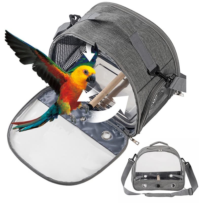 Portable Bird Carrier Bag for Parrots and Small Pets