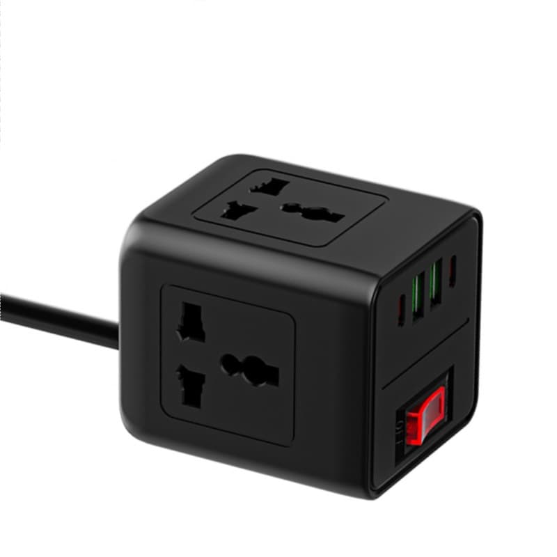 Compact cube extension lead for tidy multi-device charging - image 6