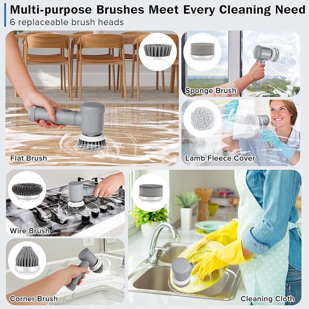 Rechargeable Electric Spin Scrubber for a Deeper Clean - image 6