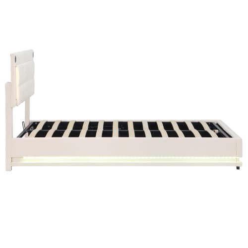 Smart LED Bed with Storage, Lights & USB Charging - image 7