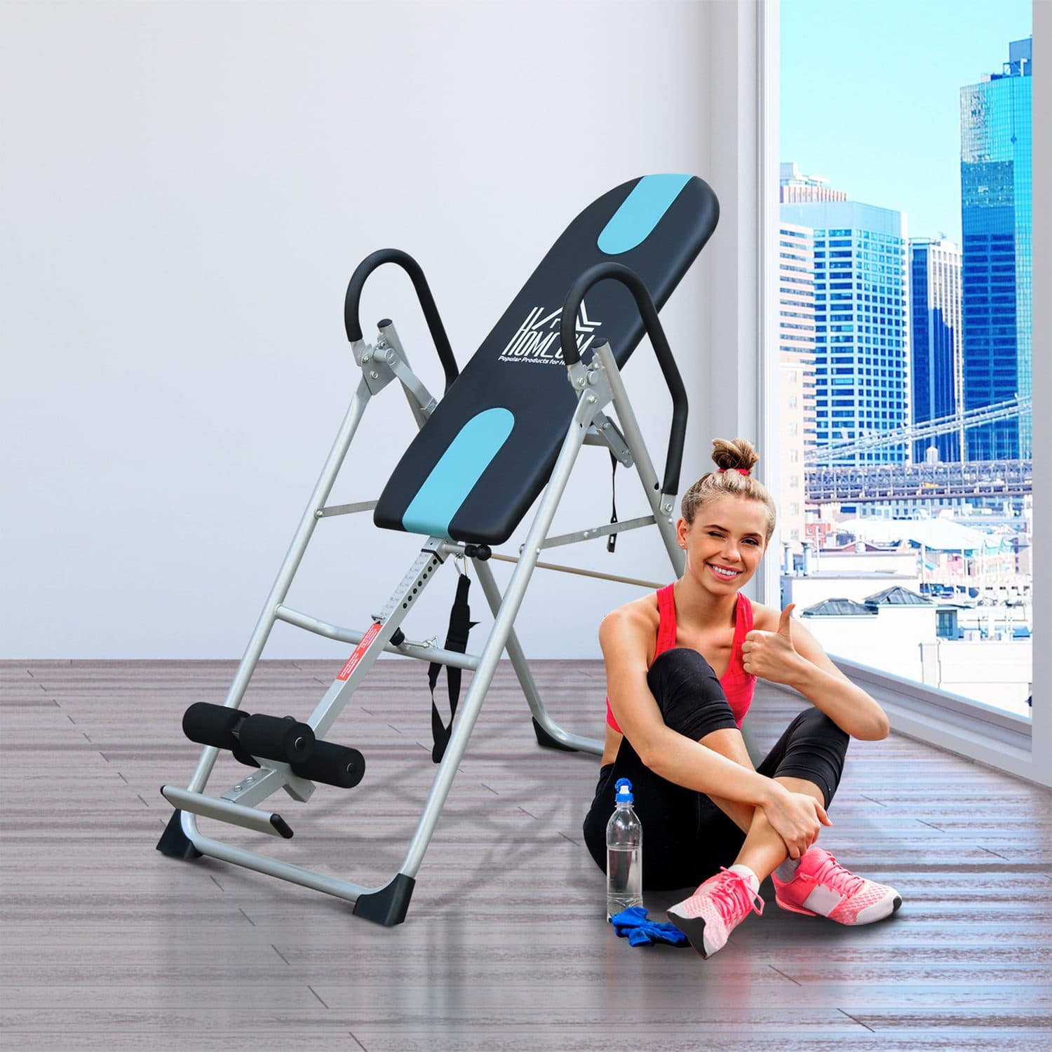 Foldable Inversion Table for Home Stretching and Fitness - image 3