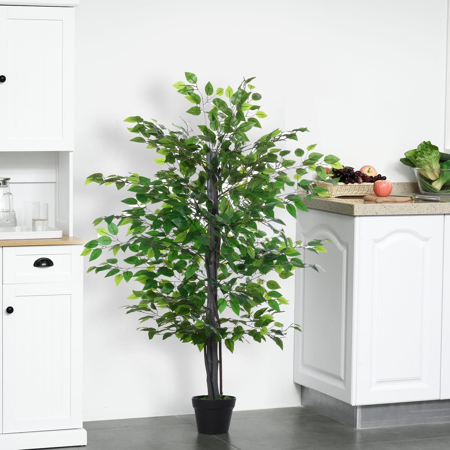 Lifelike 145cm Artificial Banyan Tree - image 4
