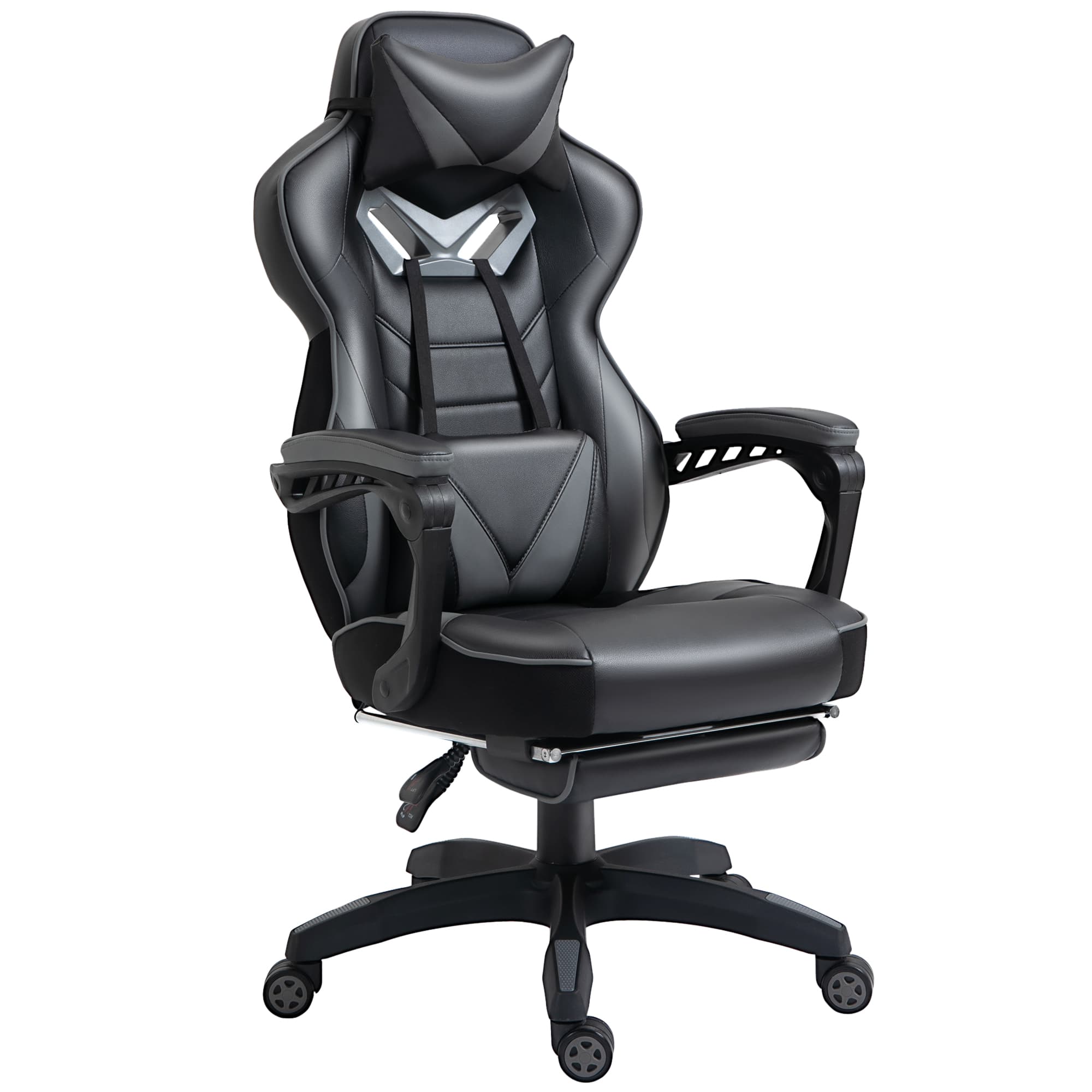 Engineered for Comfort: Grey Reclining Gaming Chair