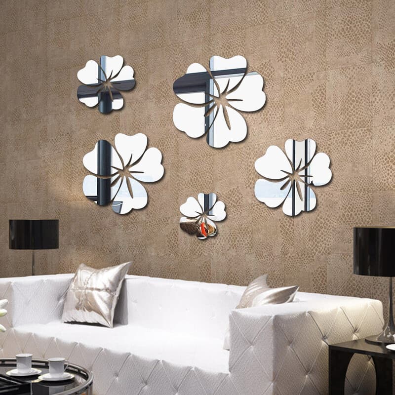 Reflective Flower Wall Stickers for Bright Decor - image 10