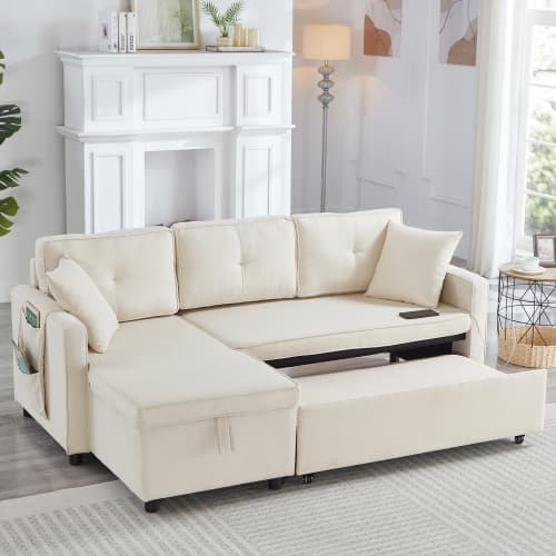 3-in-1 Reversible Sleeper Sofa - image 7
