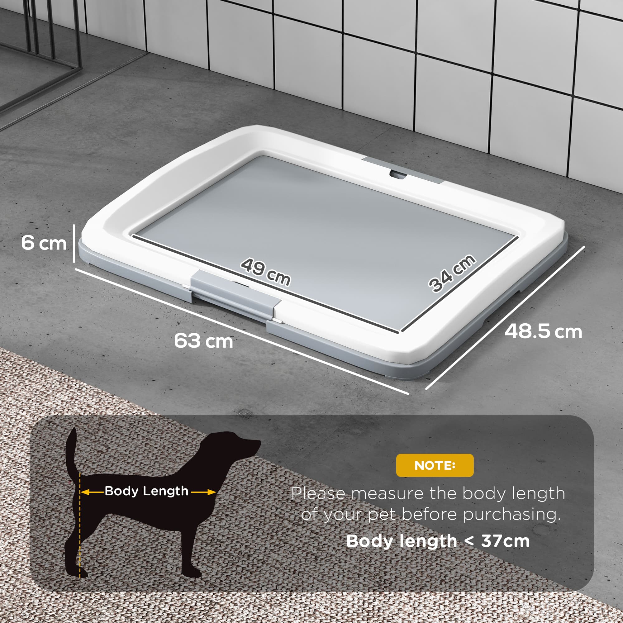 Dog Toilet Tray with Detachable Frame for Easy Cleaning - image 5