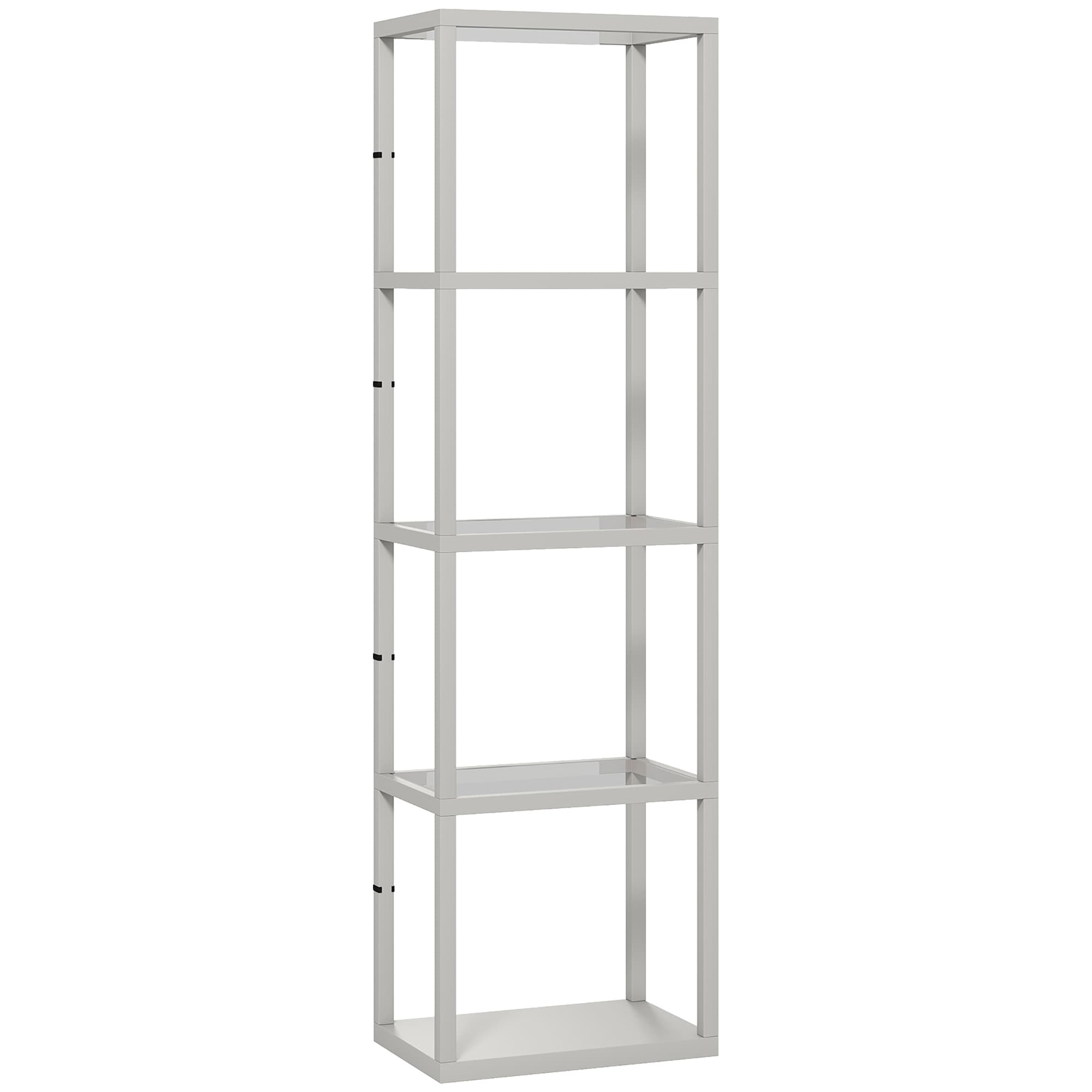 Grey 4-Tier LED Display Lamp