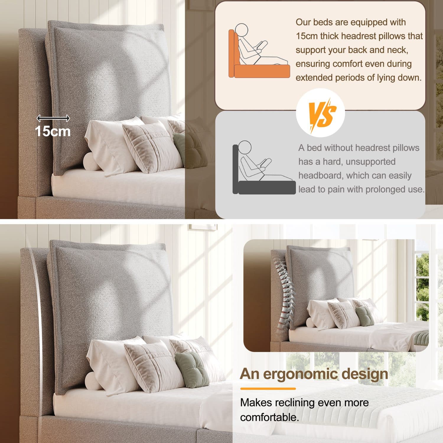 Villalta Home Grey Storage Bed - image 1
