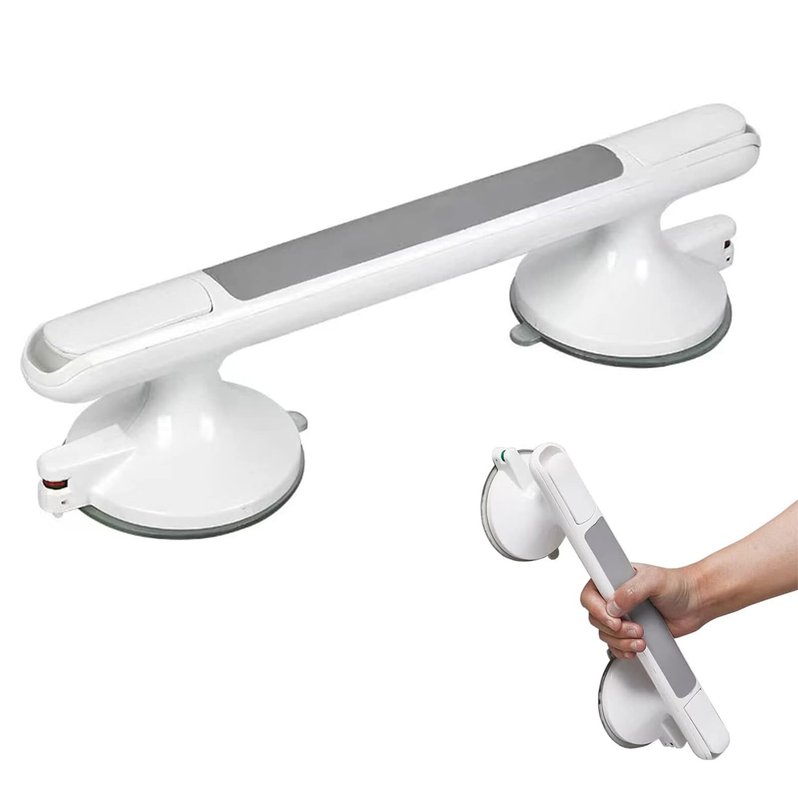 No-Drill Suction Grab Rail for Bathroom Support - image 8