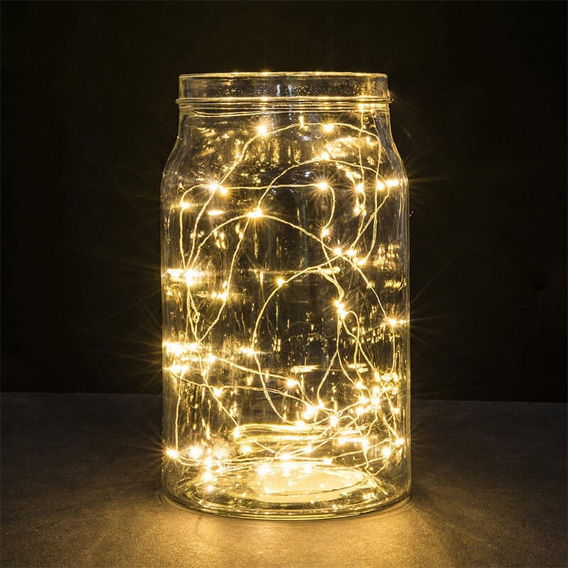 6 Pack Battery Fairy Lights — 2m Copper Wire, 20 Warm White LEDs - image 6