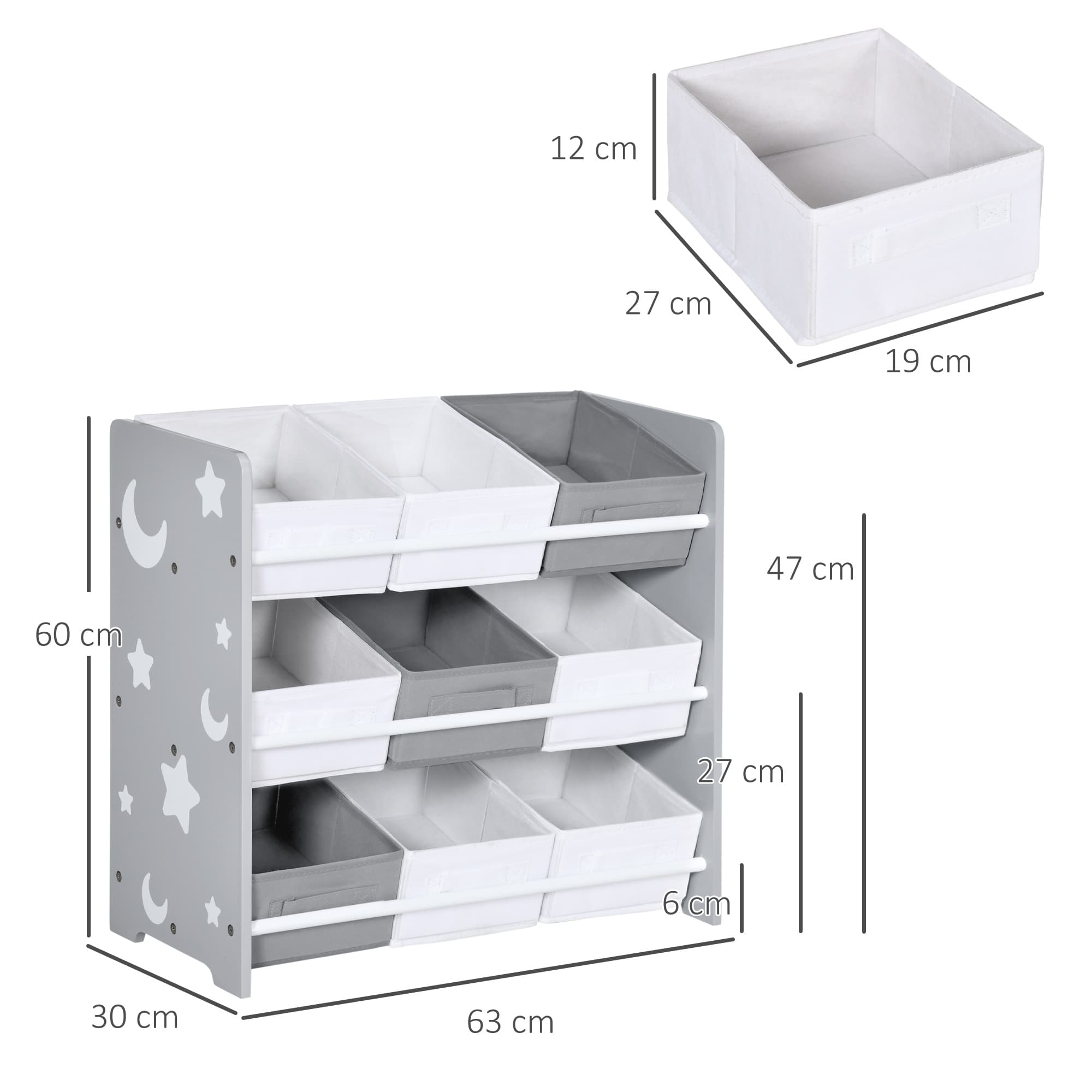 Keep Any Child's Room Tidy with a 9-Bin Storage Rack - image 2