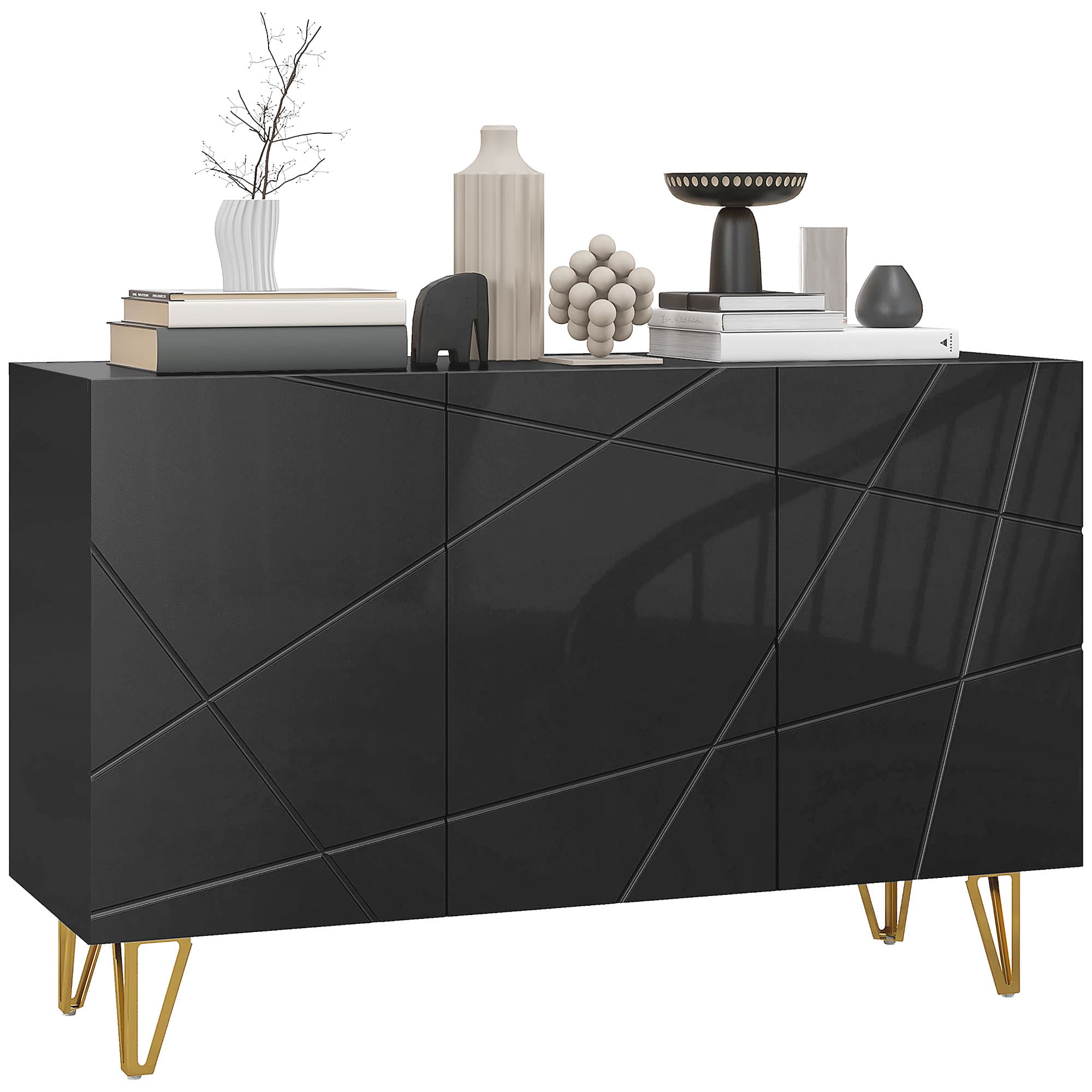 Luxe Black Sideboard