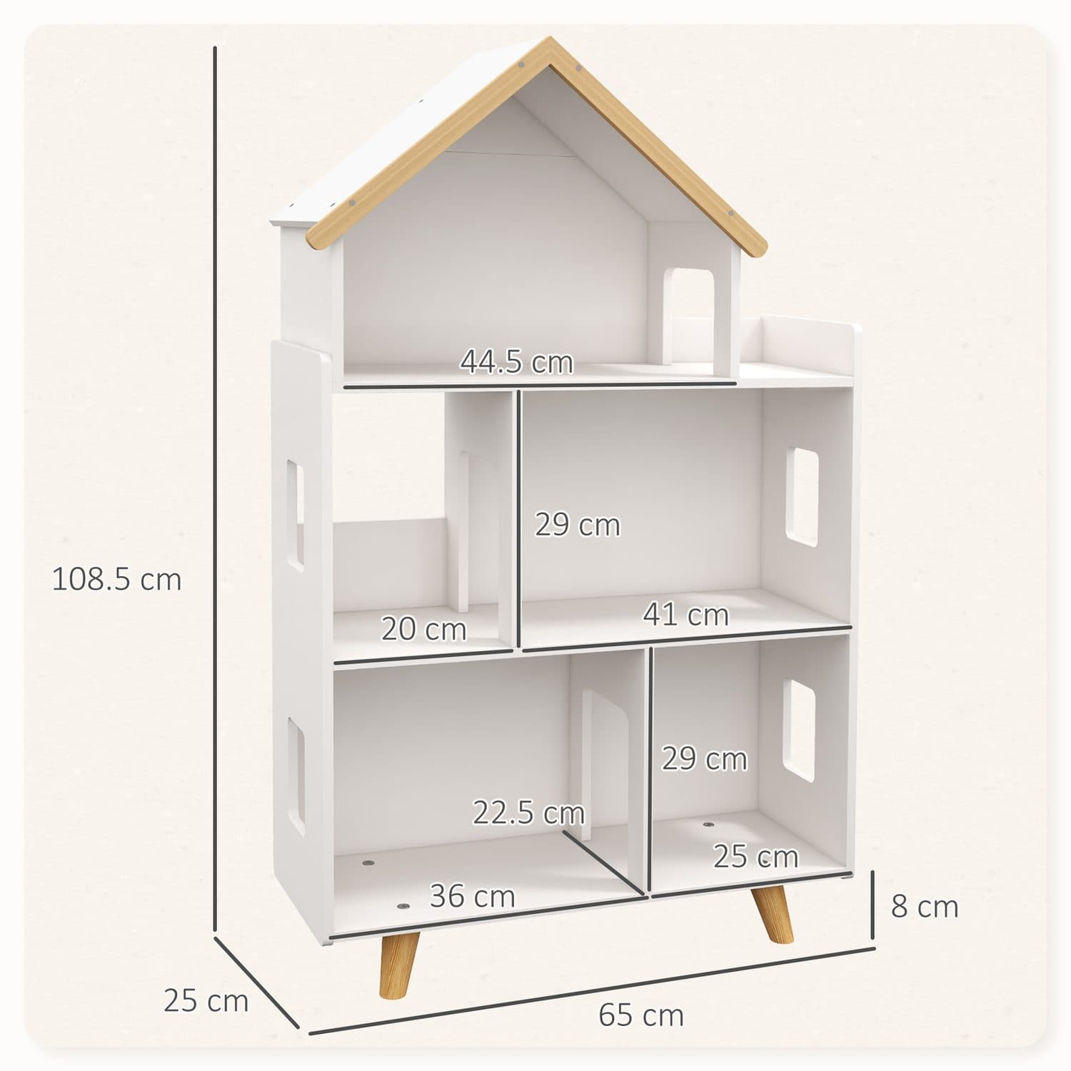ZONEKIZ 3-Tier Bookcase - image 3