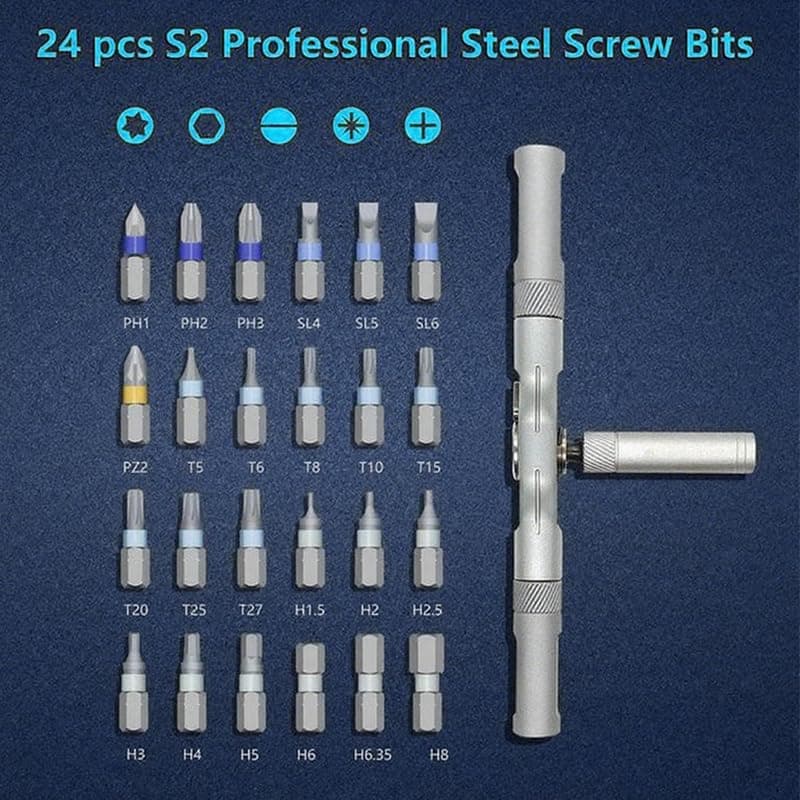 42-Piece Magnetic Screwdriver Bit Set for Home and Workshop Use - image 4