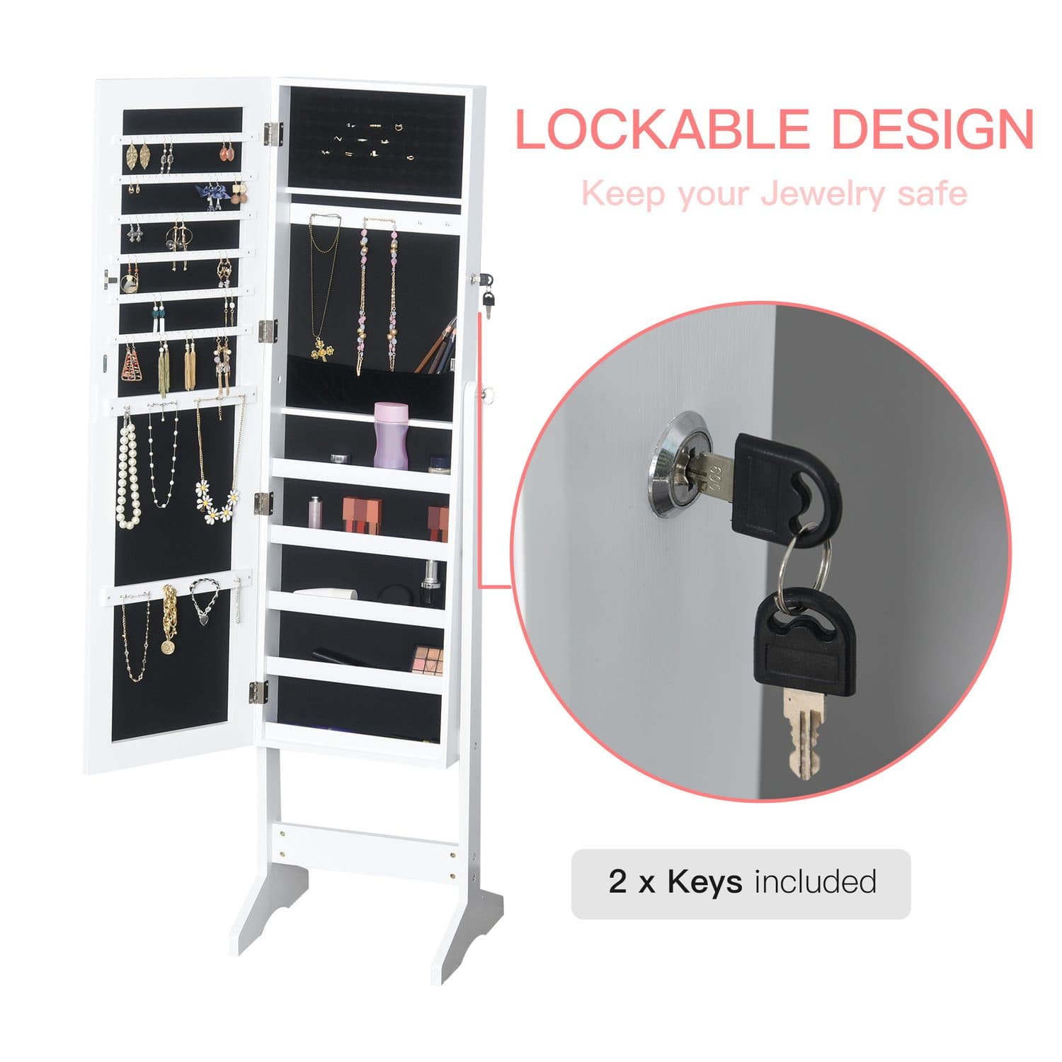 Lockable Jewellery Armoire - image 5