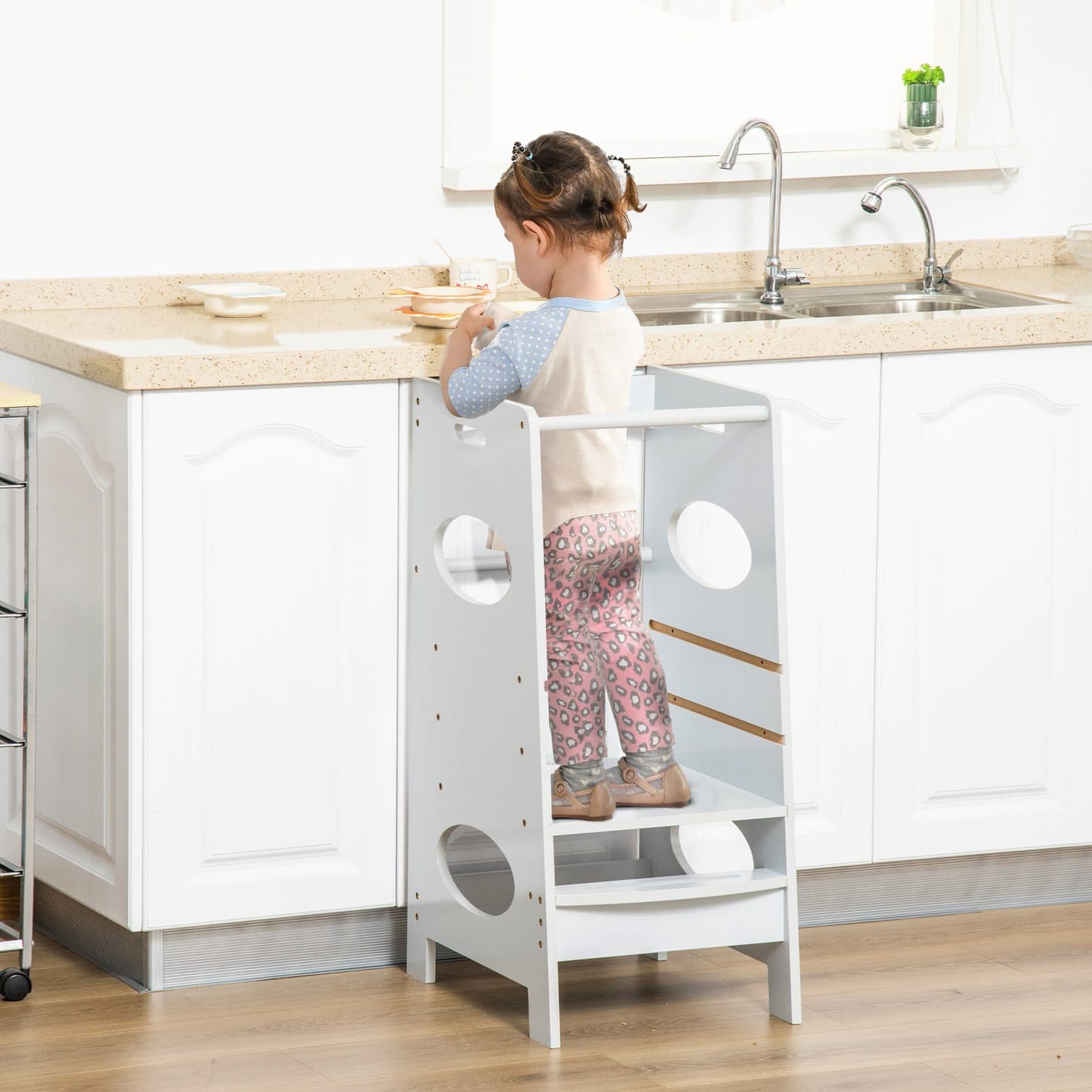 Grey Toddler Learning Tower - image 2
