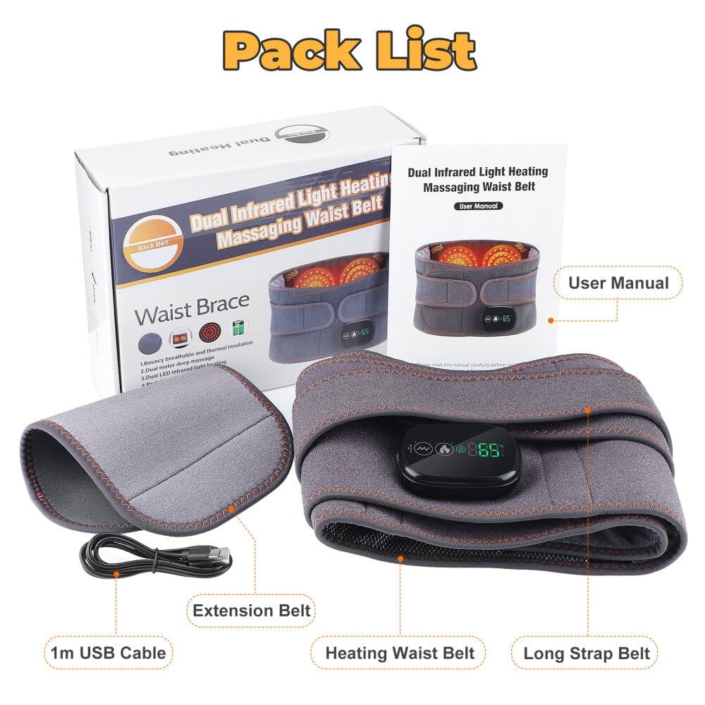 Heated Waist Belt with Vibration Massage - image 7