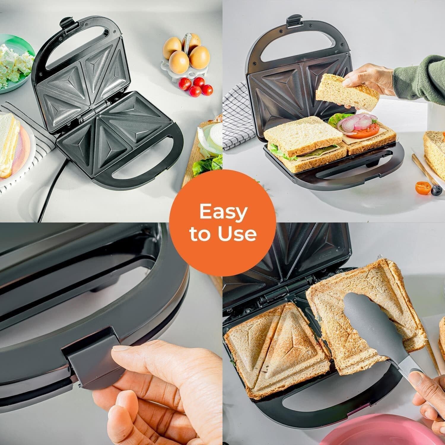 Make Perfect Toasties in Minutes with a Non-Stick Sandwich Maker - image 2