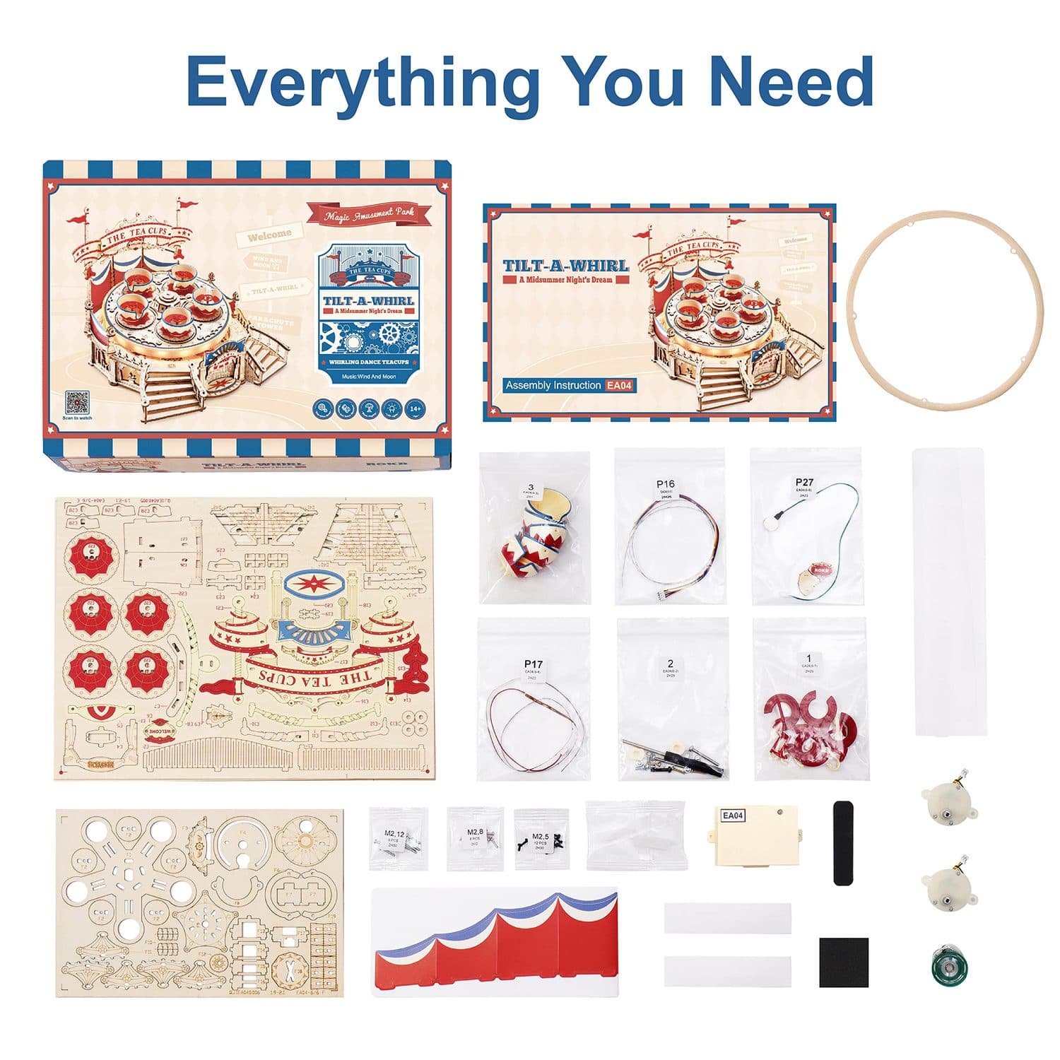 Robotime 3D Wooden Puzzle Construction Kit - image 5