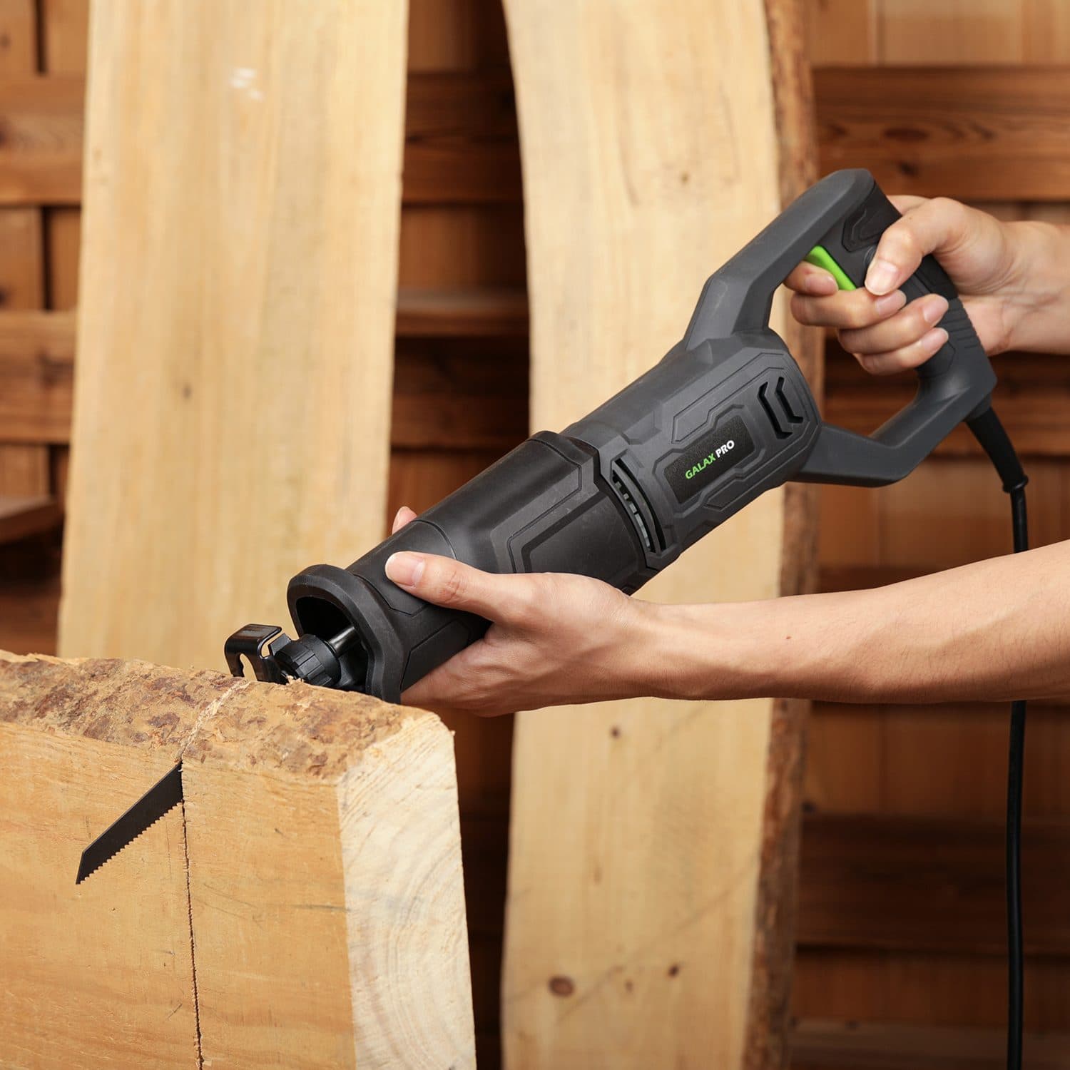 710W Reciprocating Saw for Wood, Metal and PVC Cuts - image 2