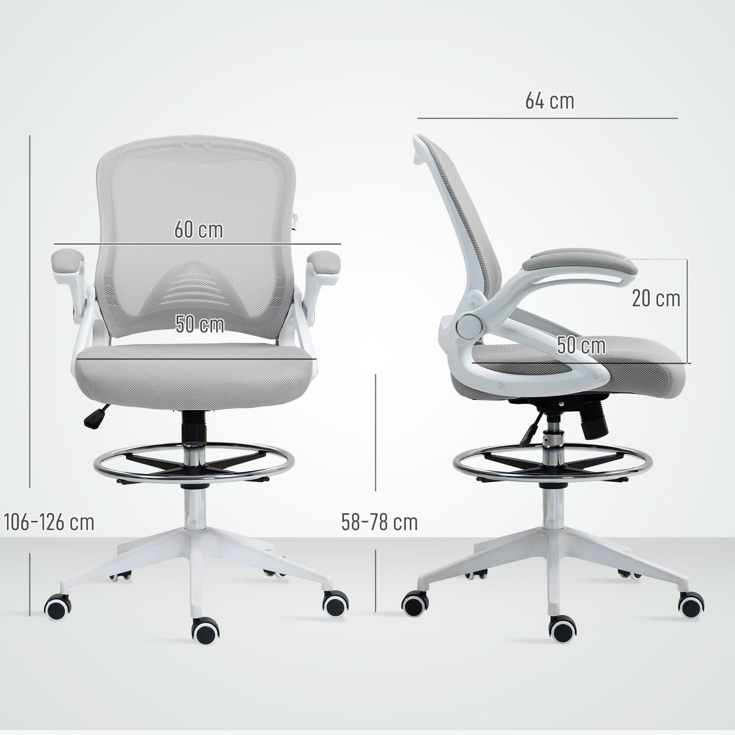 Ergonomic Drafting Chair - image 2