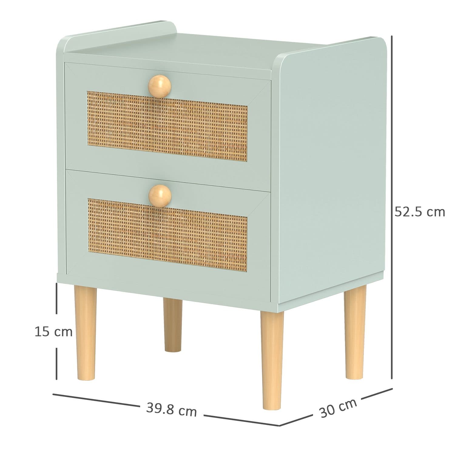 A compact rattan drawer cabinet for softer storage - image 2