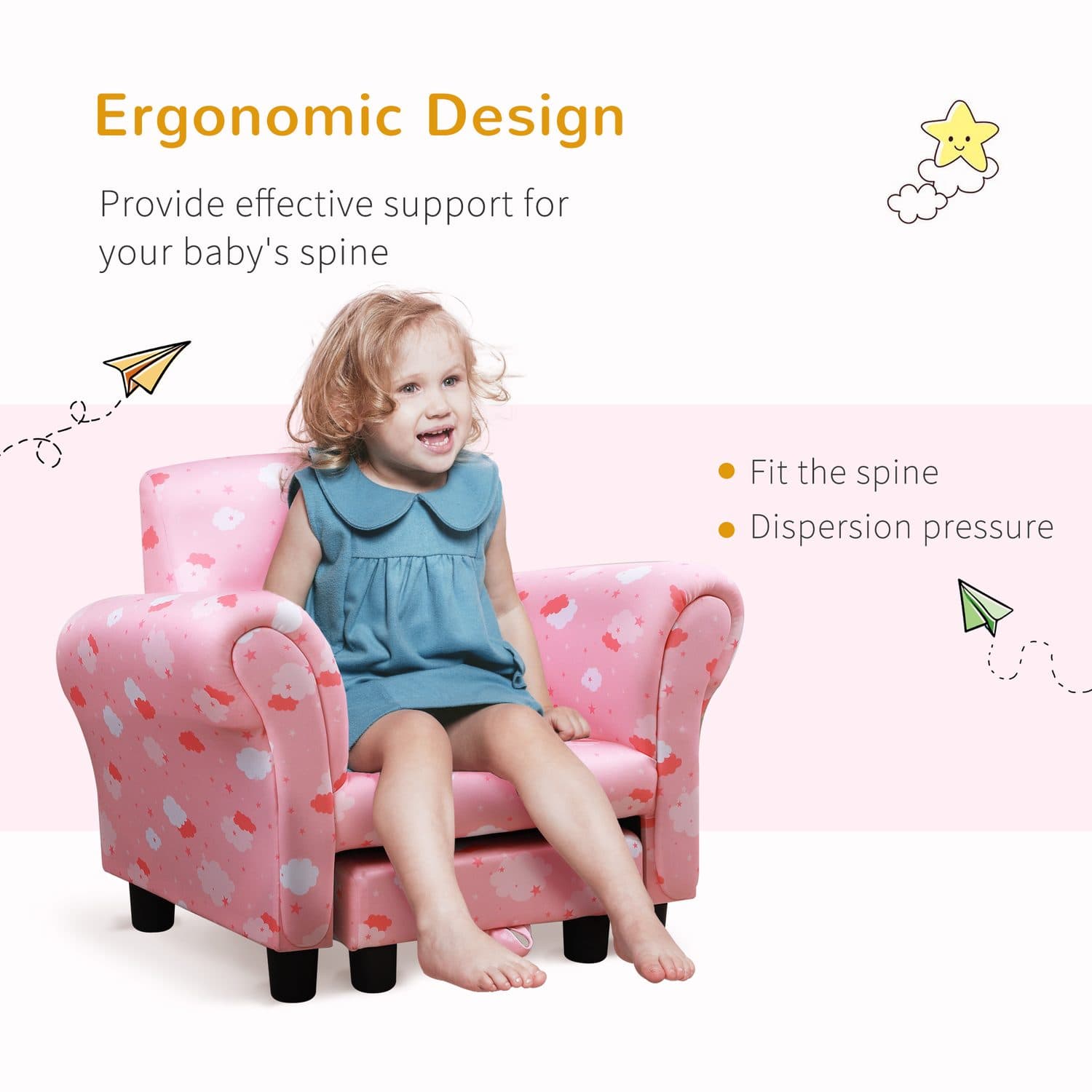 Pink Toddler Armchair - image 5