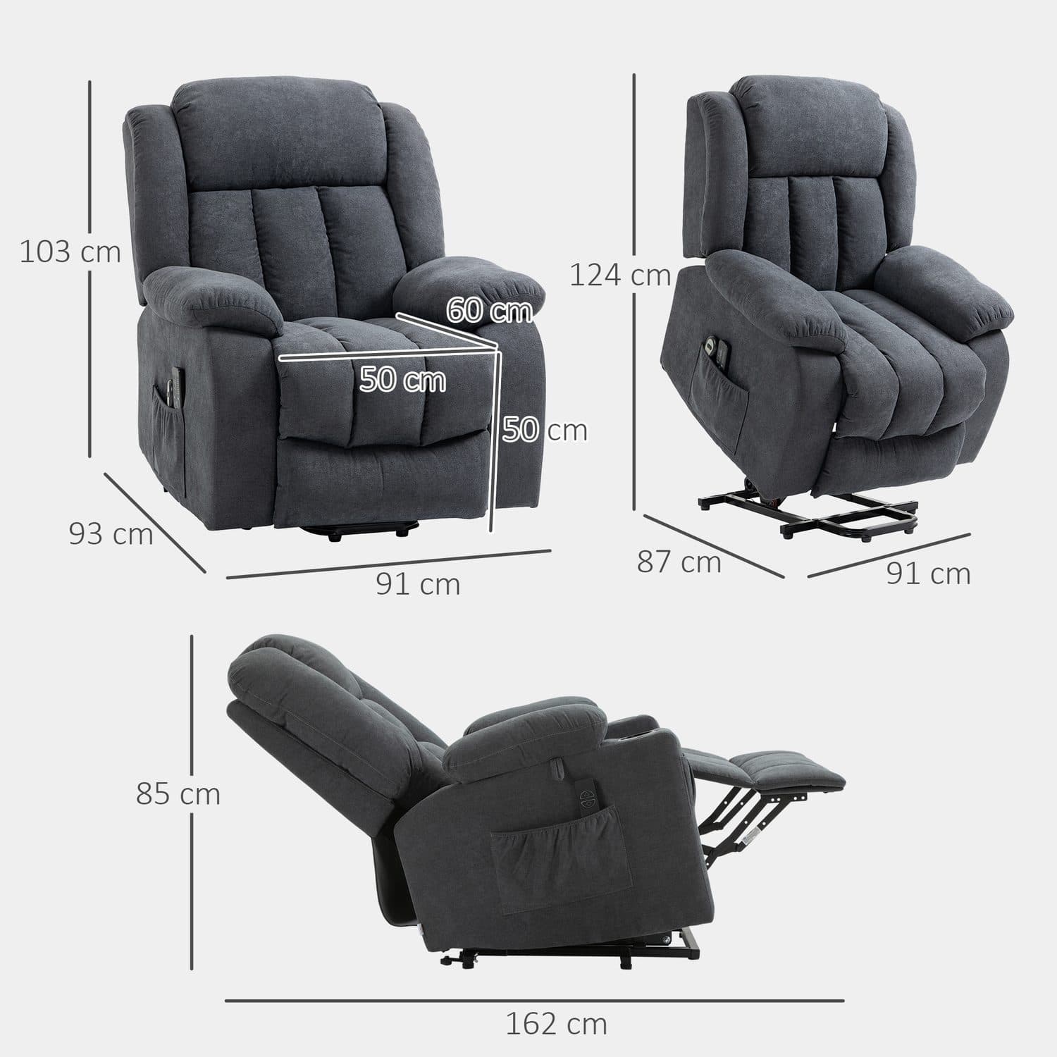 Electric Lift & Massage Recliner Chair - image 5