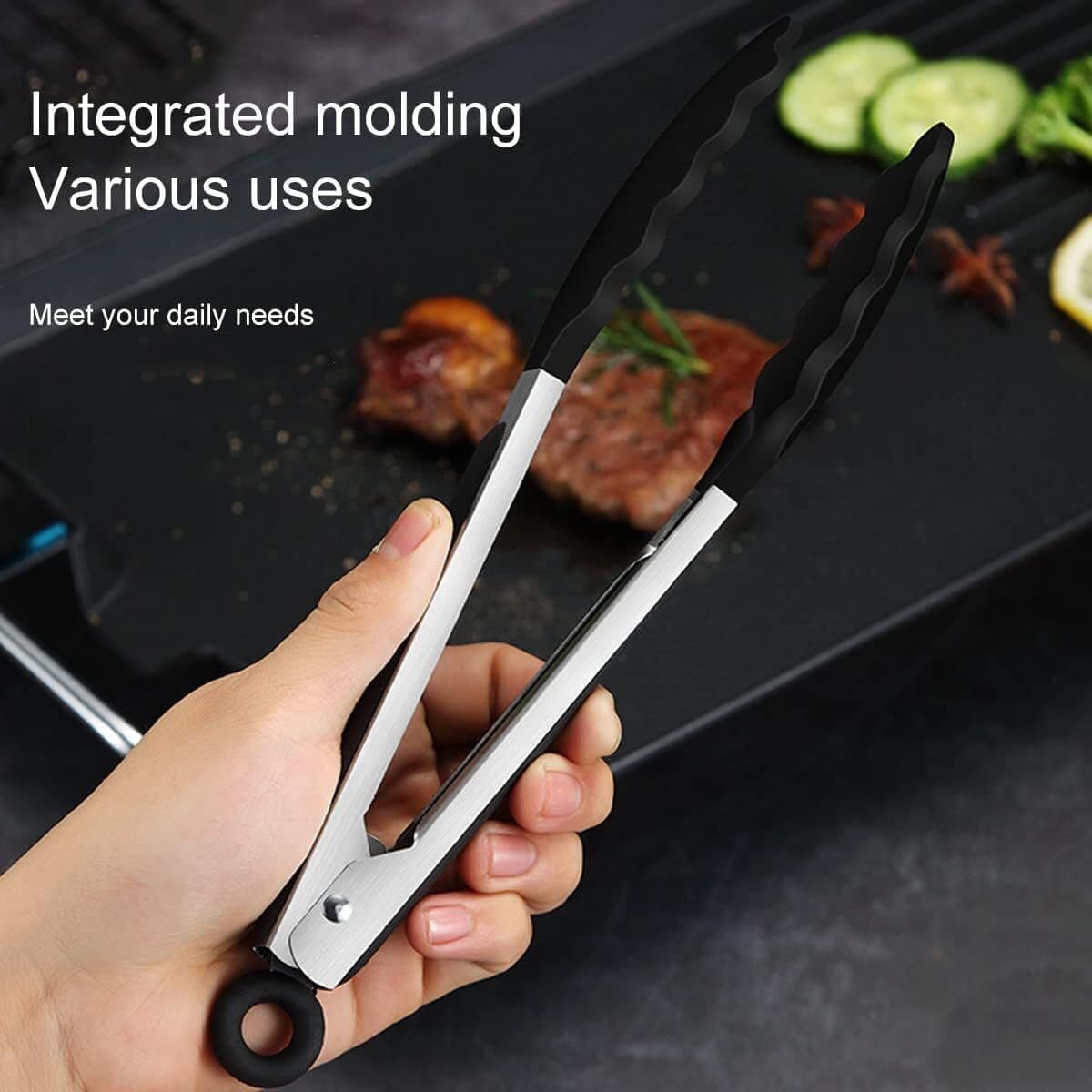Silicone Tongs and Oil Brush for Everyday Cooking - image 6