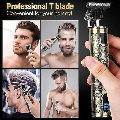 Cordless Hair Clippers & Beard Trimmer for Men