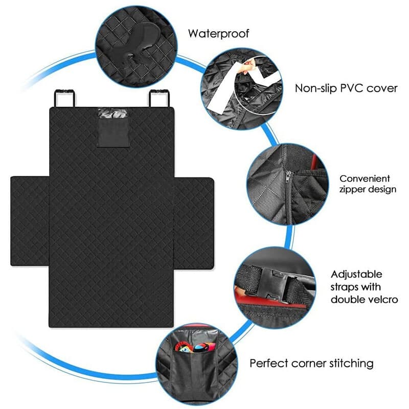 Heavy Duty Quilted Car Boot Liner for Pets - image 3
