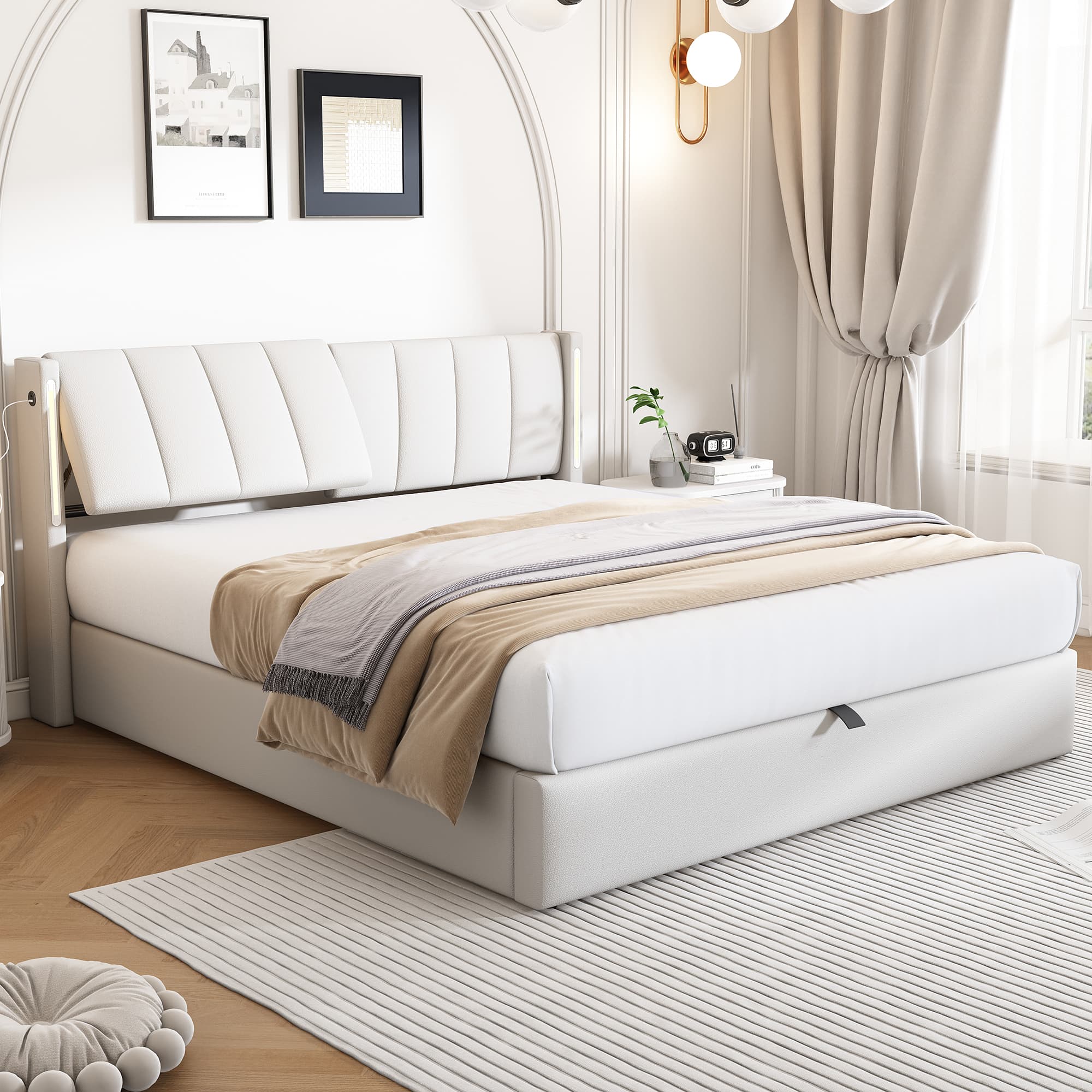 Smart LED Storage Bed - image 6
