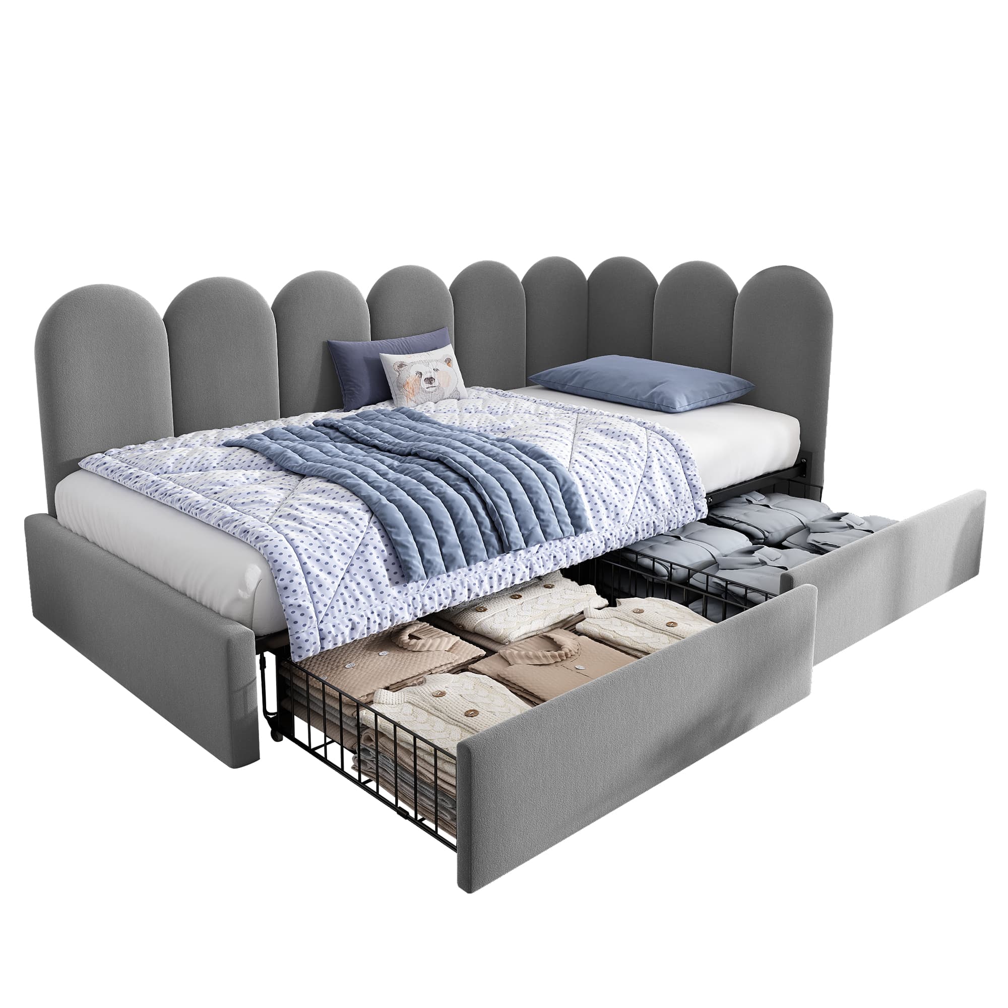 Velvet Daybed, Sofa & Storage Bed - image 6