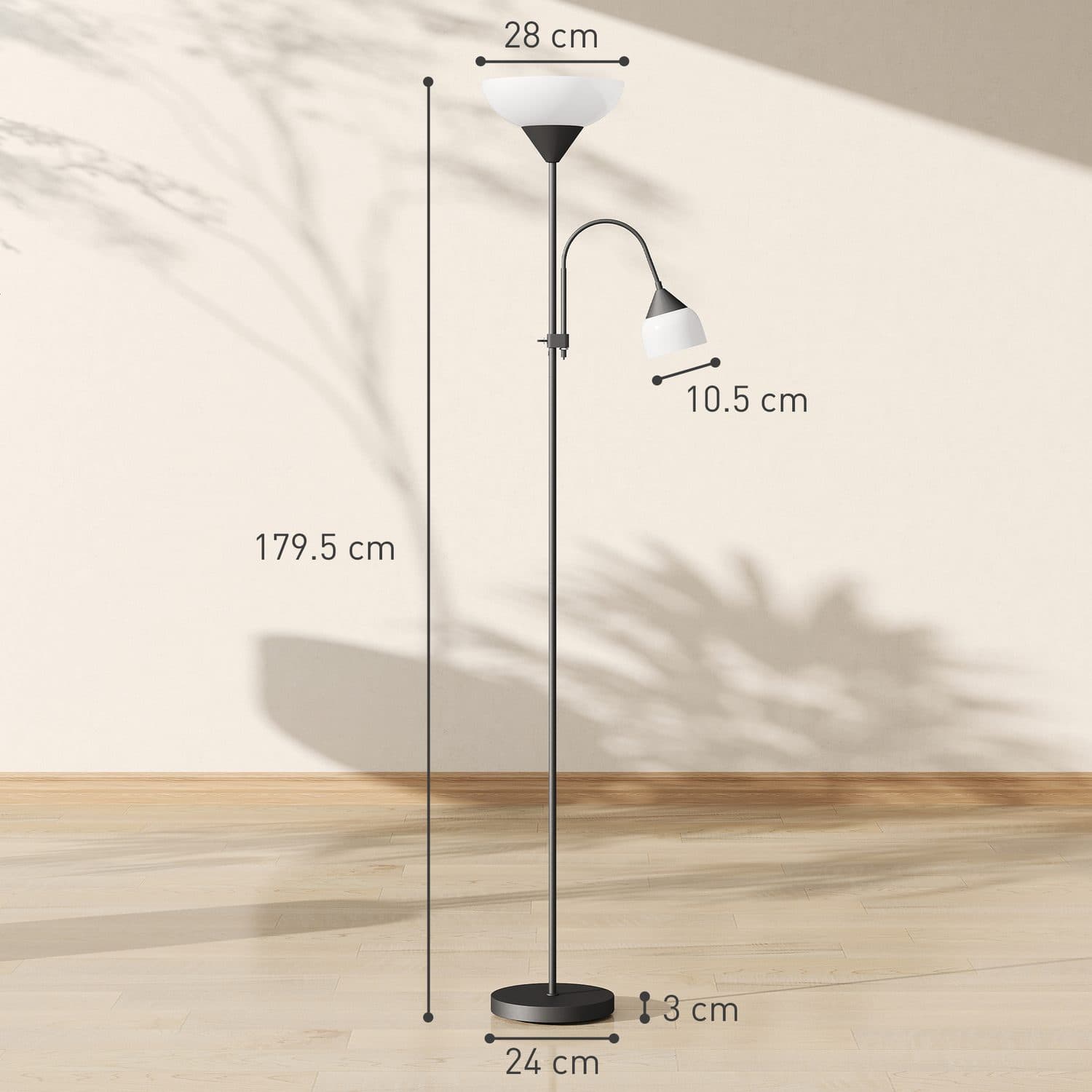 Black mother and child floor lamp for living rooms - image 4