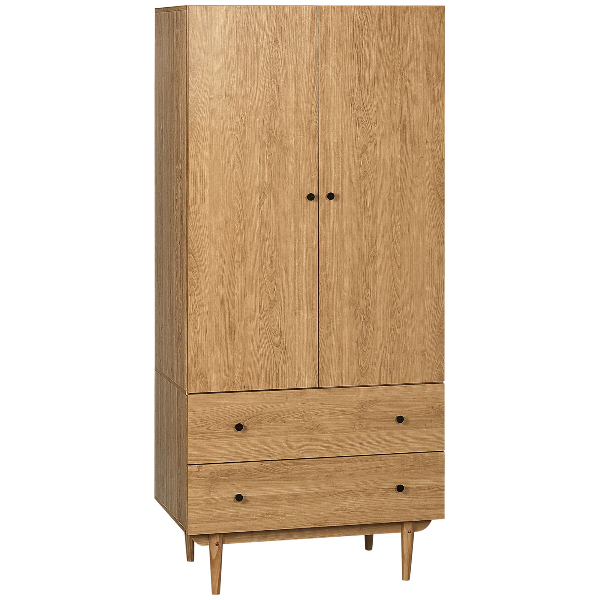 Natural Wood Wardrobe
