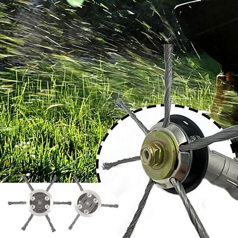 15cm Steel Wire Trimmer Head for Tough Garden Weeds - image 6