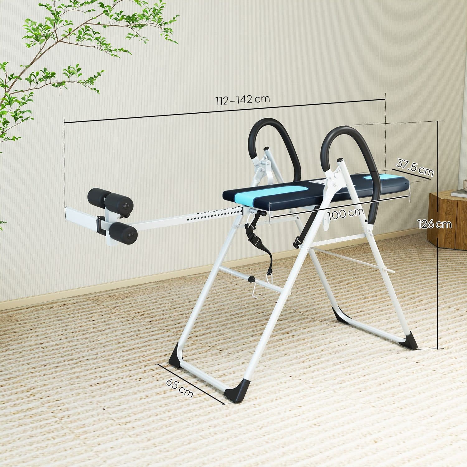 Foldable Inversion Table for Home Stretching and Fitness - image 4