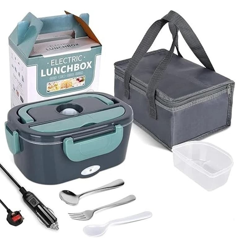 Electric Heated Lunch Box for Car and Home Use - Default