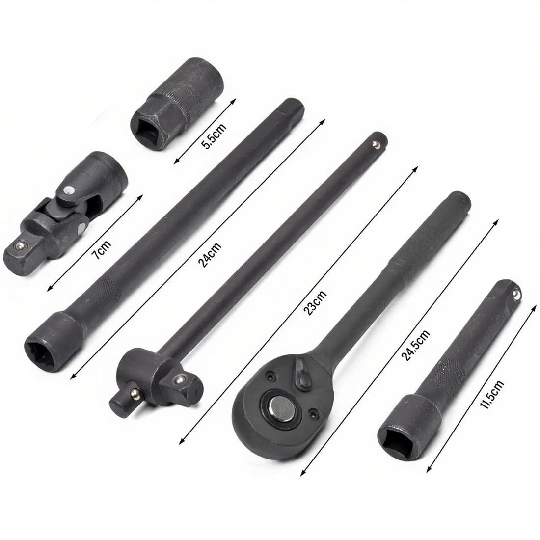 Heavy duty 1/2 inch metric socket set for garage jobs - image 9