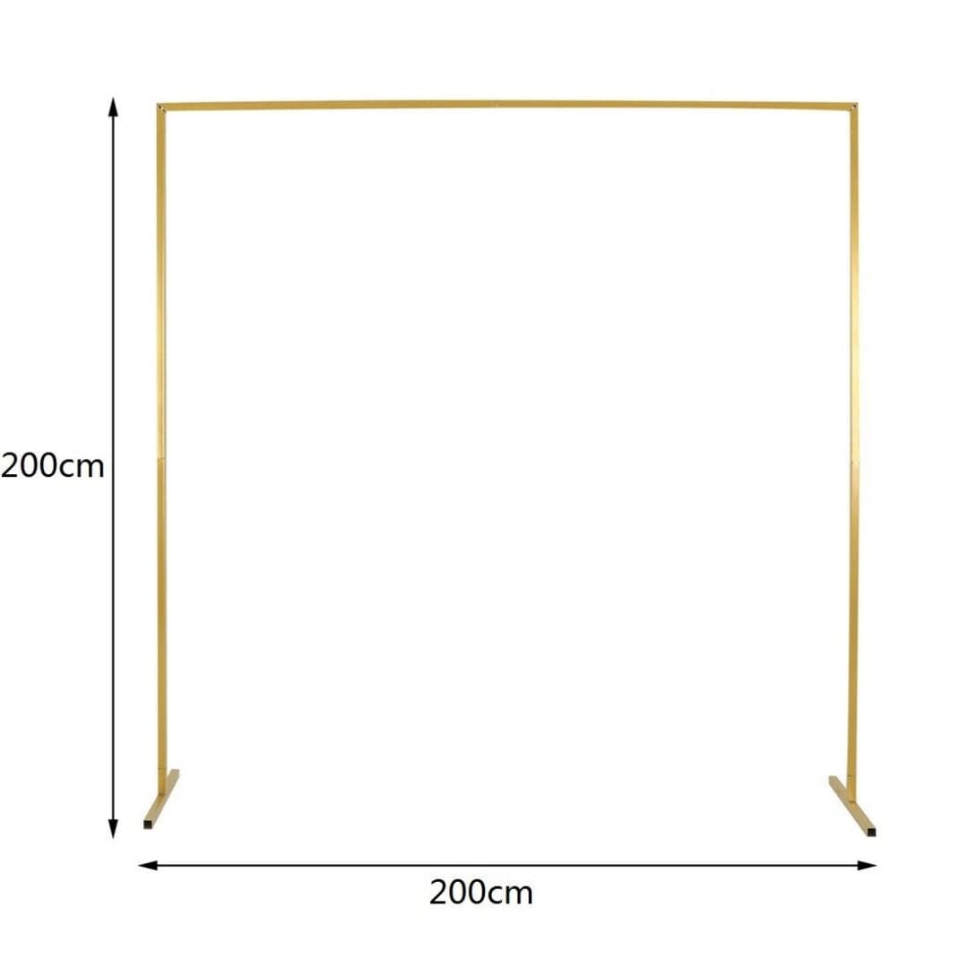 A square gold arch frame that dresses up in minutes - image 7