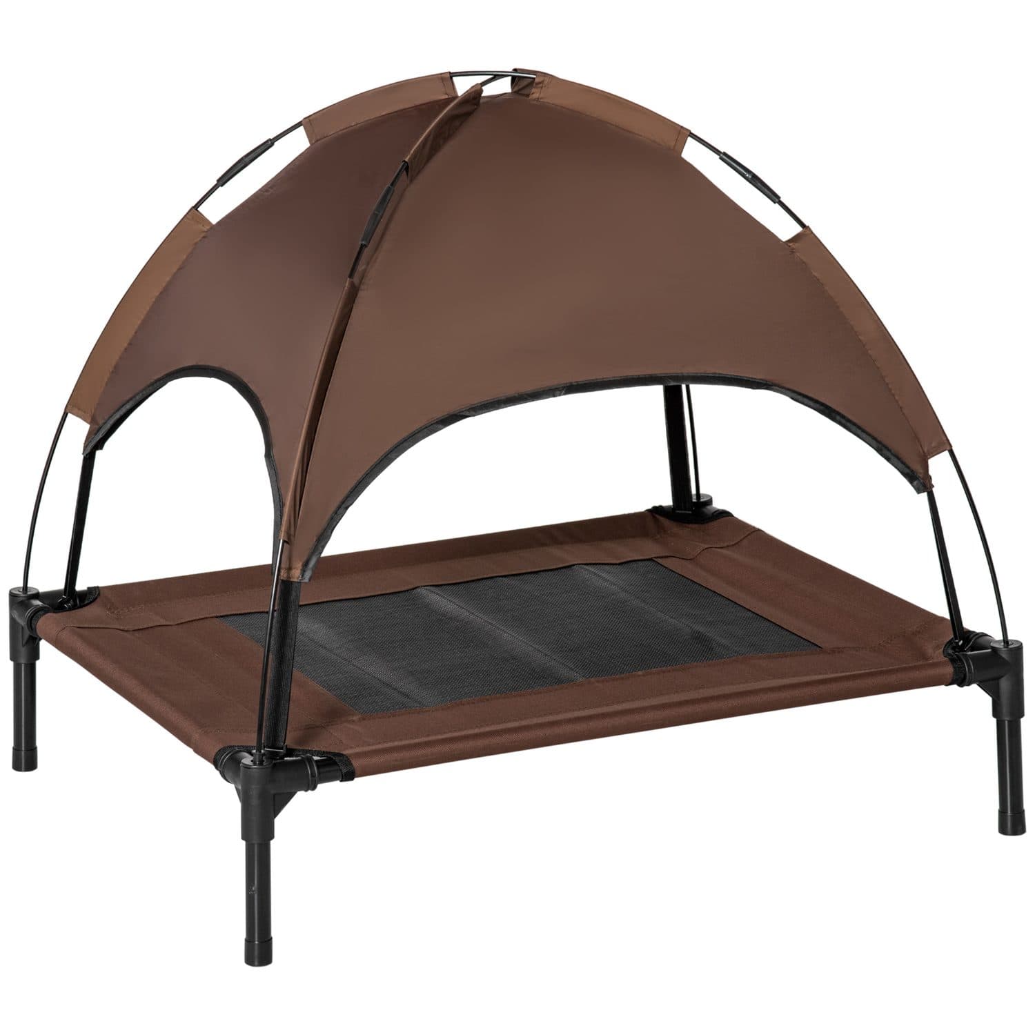 Raised Dog Bed with Breathable Canopy - Medium