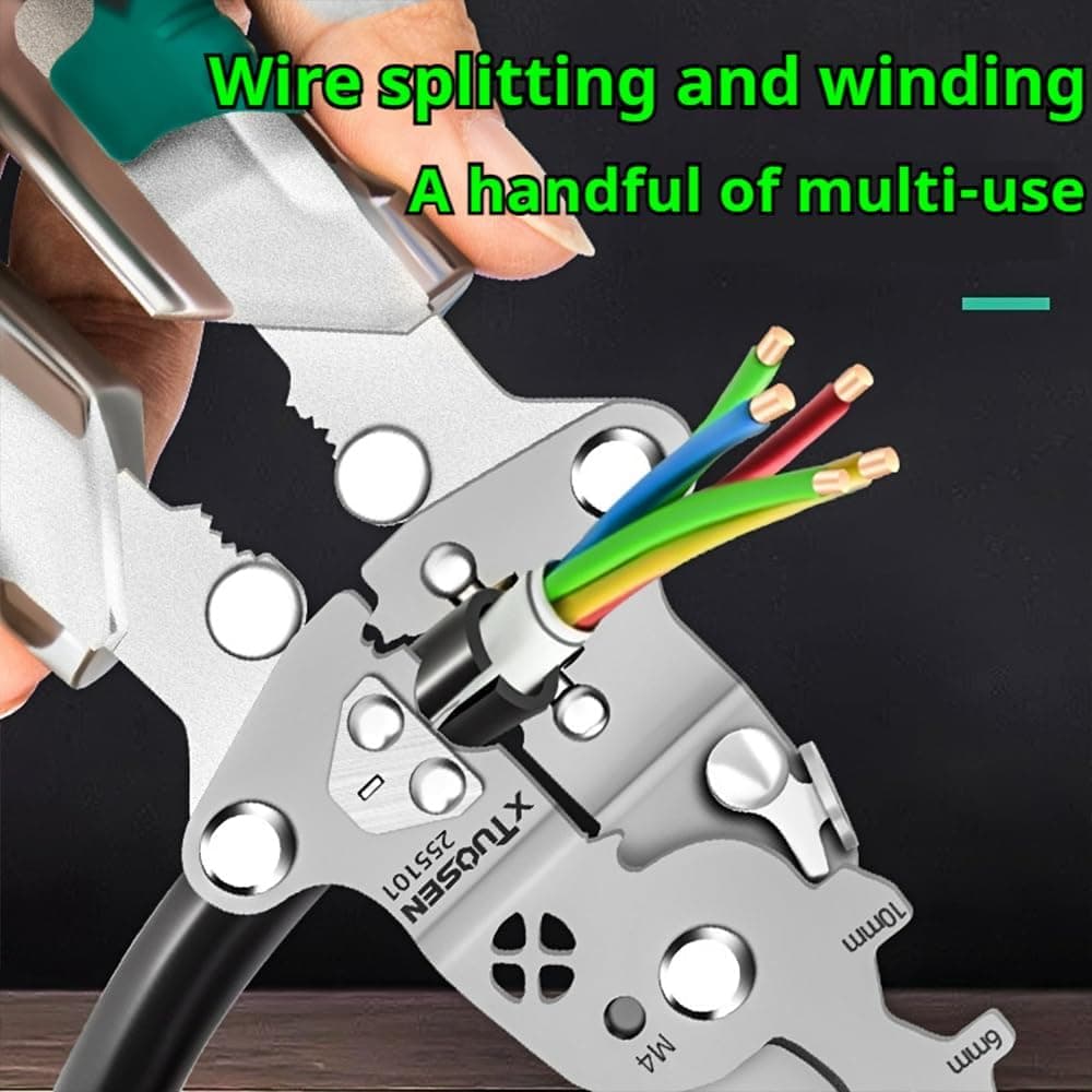 Foldable Wire Stripper Tool for Electrical Repairs - image 8