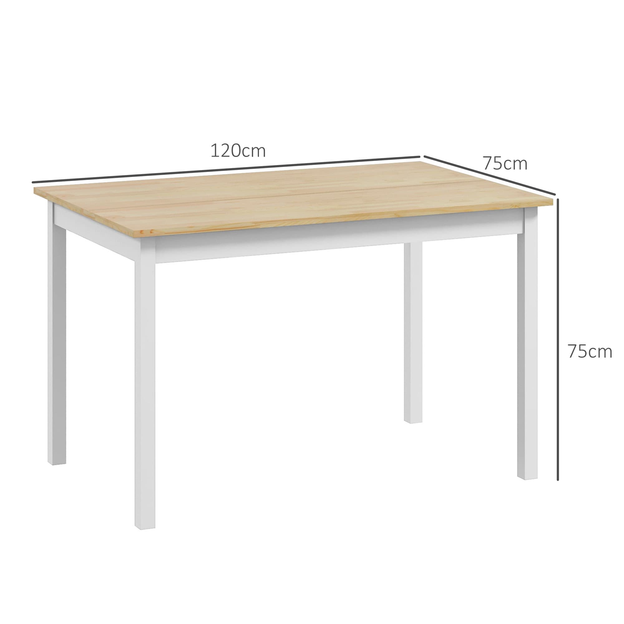 4-Seater Farmhouse Table - image 4