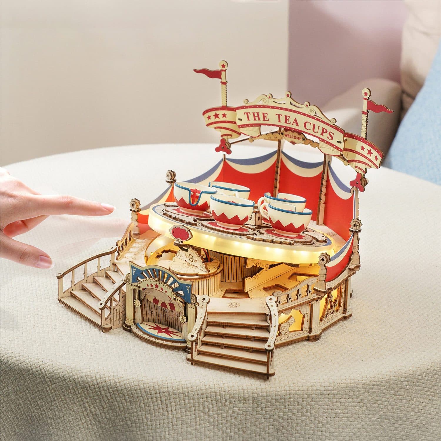 Robotime 3D Wooden Puzzle Construction Kit - image 2