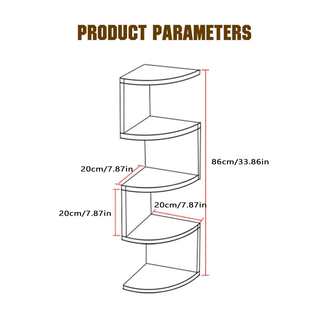 5 Tier Floating Shelves - image 5