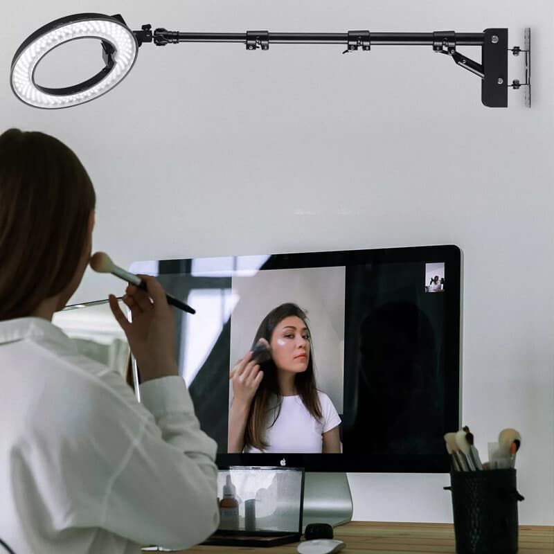 Wall-Mount Boom Arm Stand for Video Lights and Studio Use - image 5