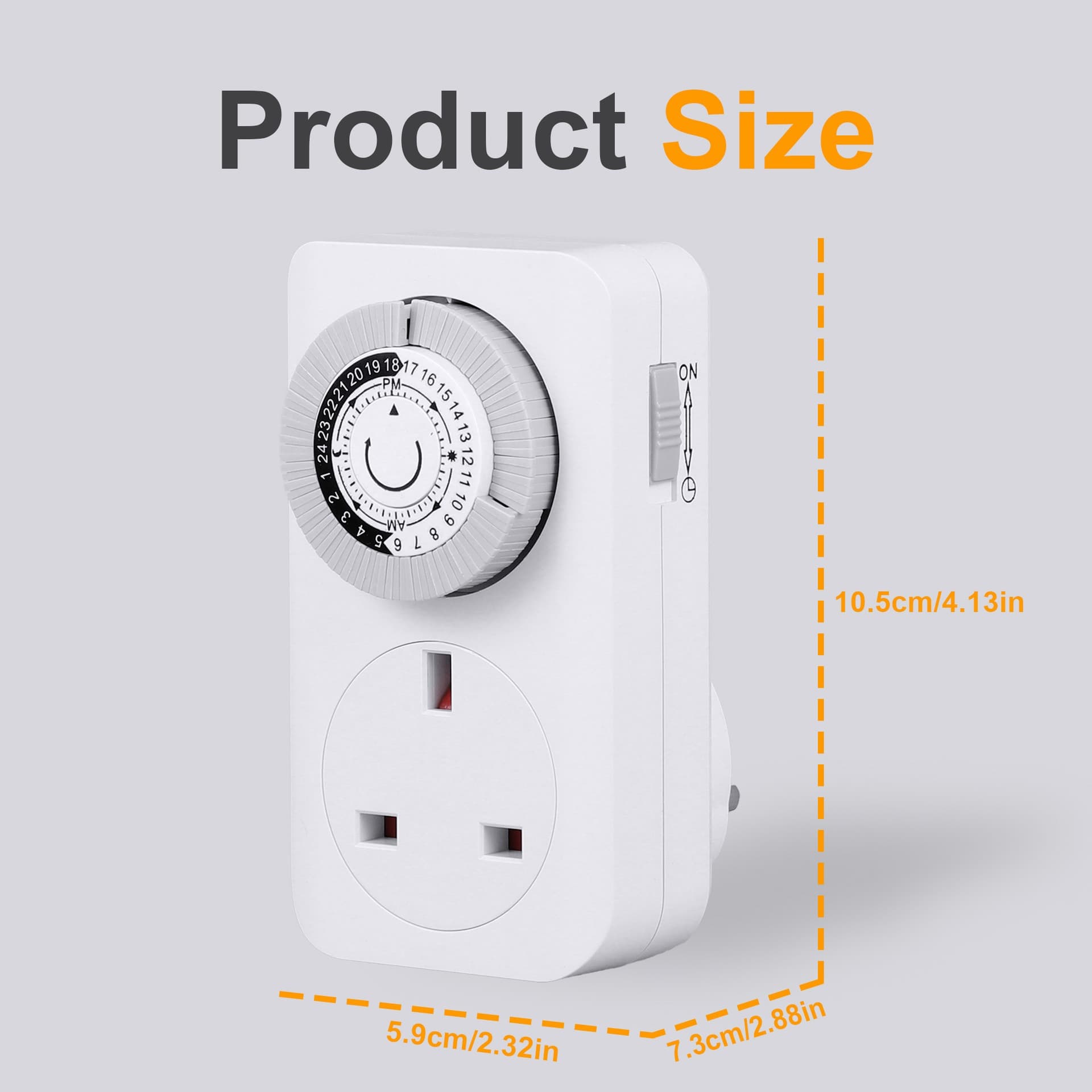 Set of Four UK Plug In Mechanical Timer Sockets - image 5
